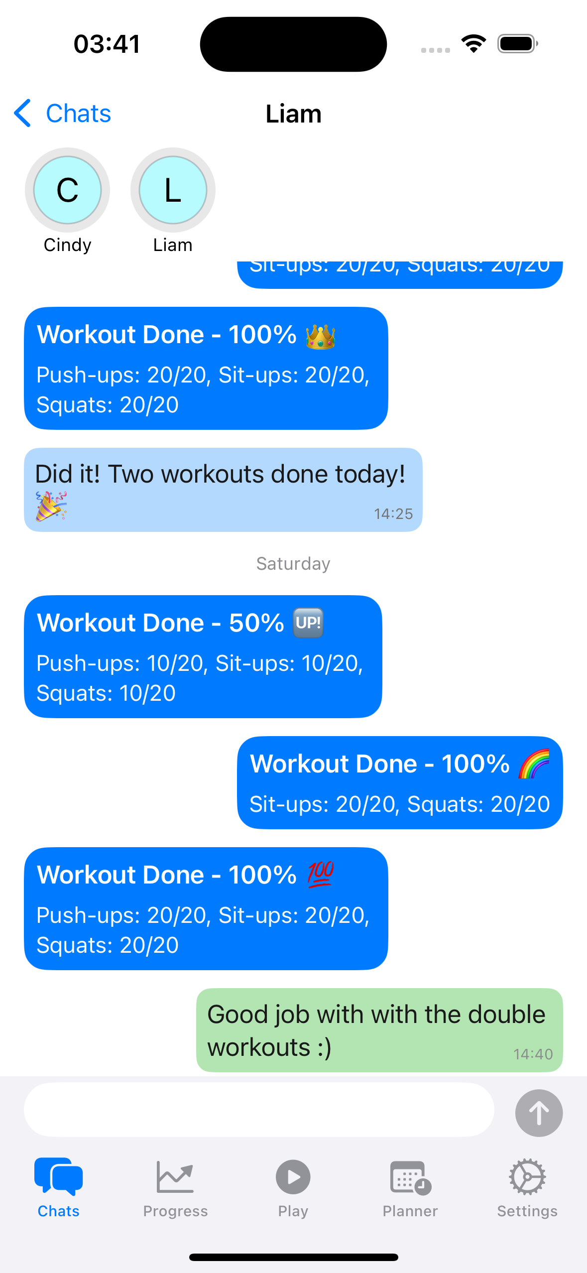 1-on-1 Chat